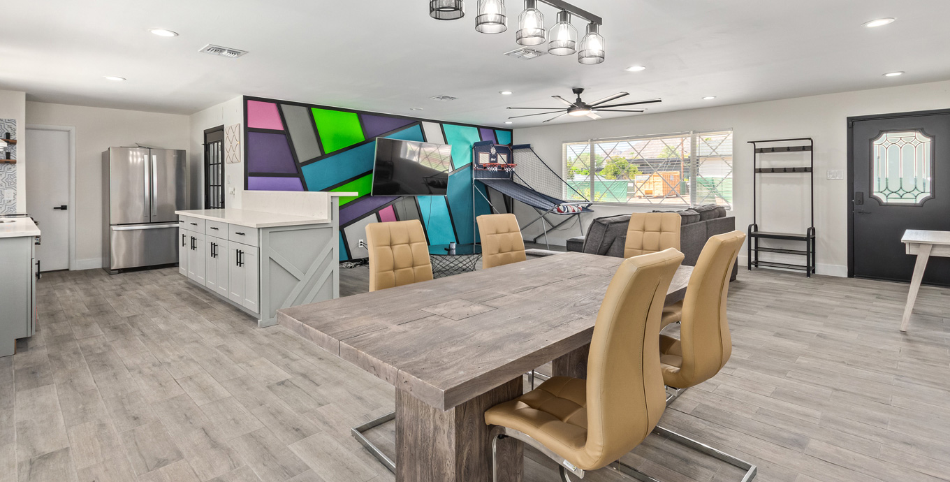 Large dining area